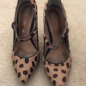 Leopard Mary Jane pumps